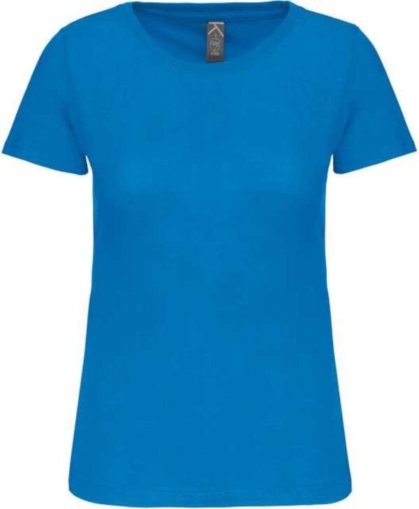 Tropical Blue Kariban LADIES' BIO150IC CREW NECK T-SHIRT Pólók/T-Shirt