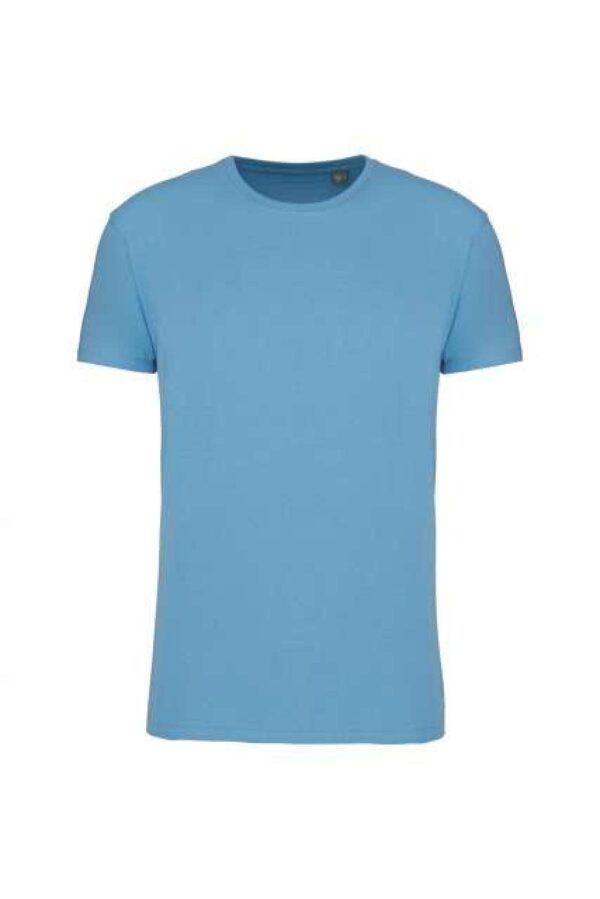 Cloudy Blue Heather Kariban ORGANIC 190IC CREW NECK T-SHIRT Pólók/T-Shirt