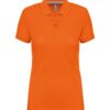 Orange Designed To Work LADIES' SHORT-SLEEVED POLO SHIRT Galléros pólók