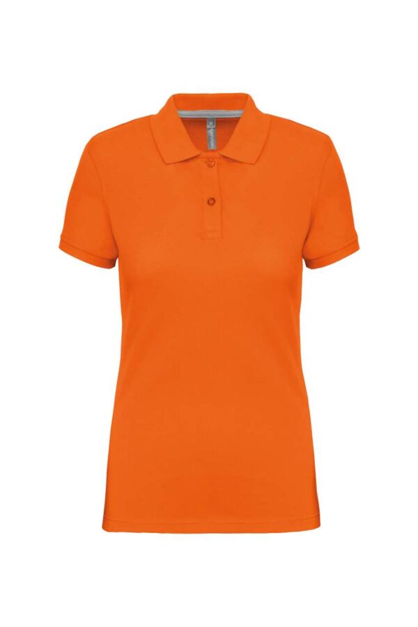 Orange Designed To Work LADIES' SHORT-SLEEVED POLO SHIRT Galléros pólók