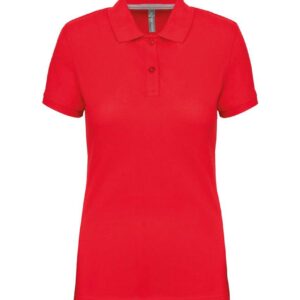 Red Designed To Work LADIES' SHORT-SLEEVED POLO SHIRT Galléros pólók