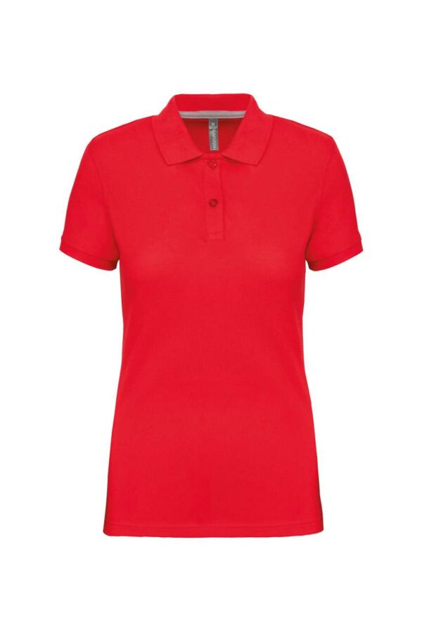 Red Designed To Work LADIES' SHORT-SLEEVED POLO SHIRT Galléros pólók