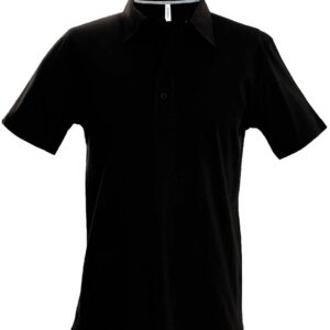 Black Kariban MEN'S SHORT-SLEEVED POLO SHIRT Galléros pólók