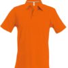 Orange Kariban MEN'S SHORT-SLEEVED POLO SHIRT Galléros pólók