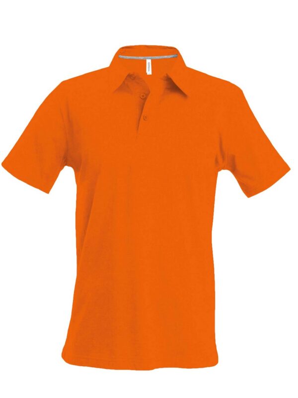 Orange Kariban MEN'S SHORT-SLEEVED POLO SHIRT Galléros pólók