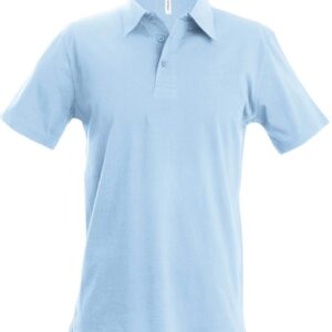 Sky Blue Kariban MEN'S SHORT-SLEEVED POLO SHIRT Galléros pólók