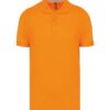 Orange Designed To Work MEN'S SHORT-SLEEVED POLO SHIRT Galléros pólók