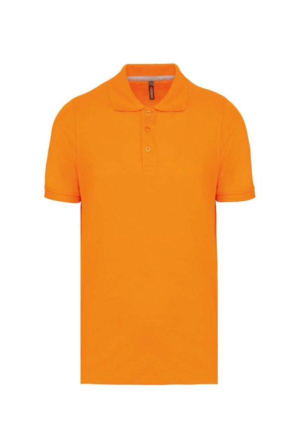 Orange Designed To Work MEN'S SHORT-SLEEVED POLO SHIRT Galléros pólók