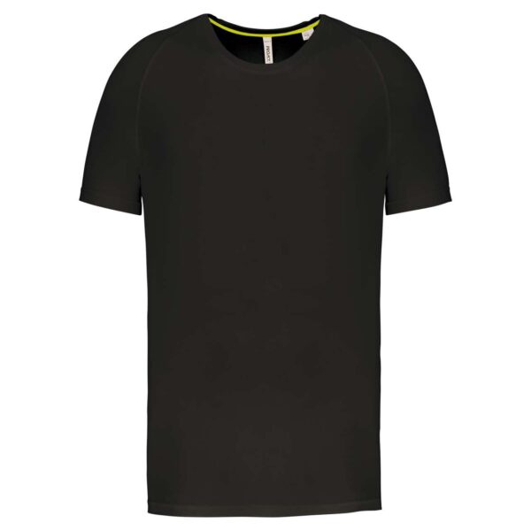 Black Proact MEN'S RECYCLED ROUND NECK SPORTS T-SHIRT Sport