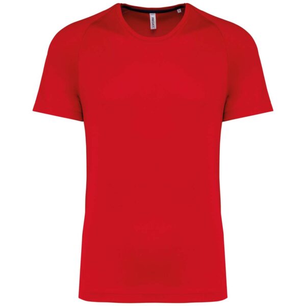 Red Proact MEN'S RECYCLED ROUND NECK SPORTS T-SHIRT Sport