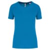 Aqua Blue Proact LADIES' RECYCLED ROUND NECK SPORTS T-SHIRT Sport