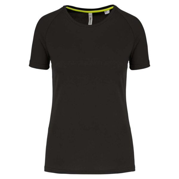 Black Proact LADIES' RECYCLED ROUND NECK SPORTS T-SHIRT Sport