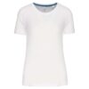 White Proact LADIES' RECYCLED ROUND NECK SPORTS T-SHIRT Sport